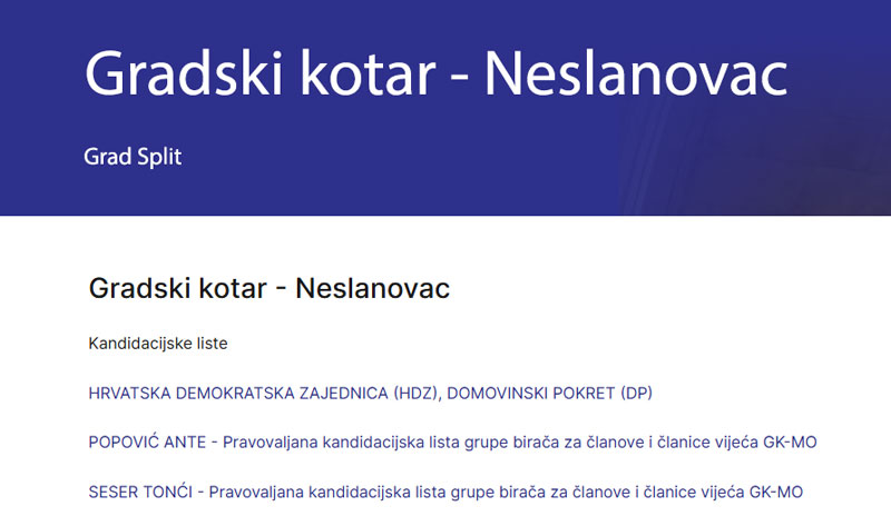 Kako znati za koga je najbolje glasovati na kotarskim izborima u Neslanovcu
