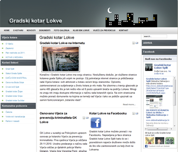 Gradski kotar Lokve na Internetu