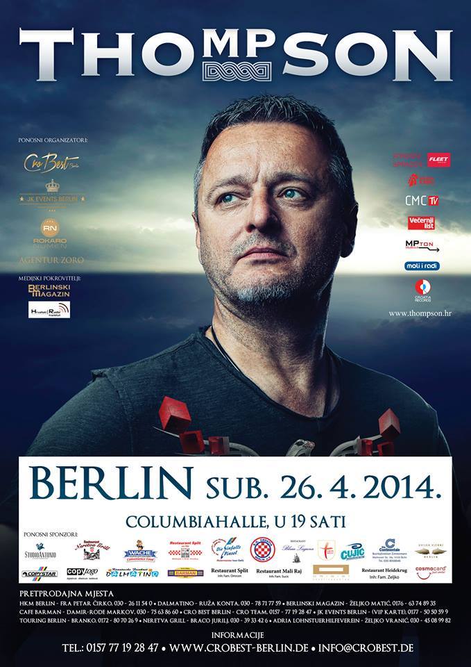 Thompsonu otkazan koncert u Berlinu