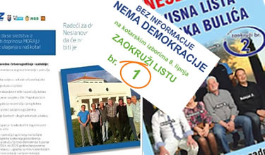 Hoće li plakati i letci u boji pomoći HDZ-u da nakon 24 godine lošeg vođenja kotara, nastavi na isti način još 4 godine?